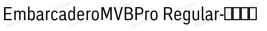 EmbarcaderoMVBPro Regular字体转换